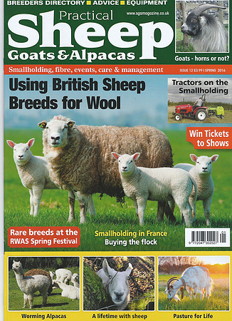 Practical Sheep, Goats & Alpacas magazine, Spring March 2016